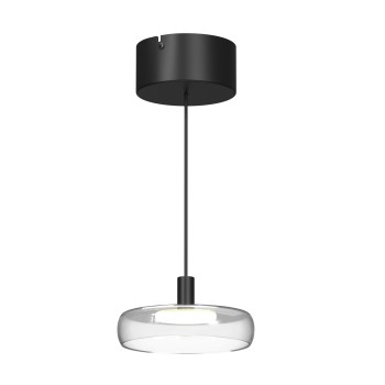 Pendul LED Float negru Maytoni, D20, 13W, IP20