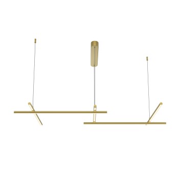 Lustră LED Radiance auriu Maytoni, H310, 50W