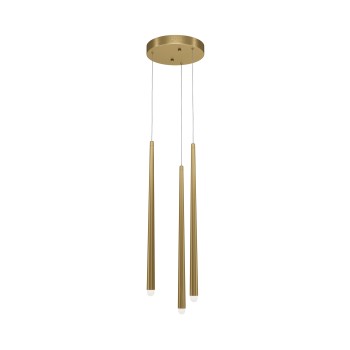 Pendul LED Cascade alamă Maytoni, D26, 19W