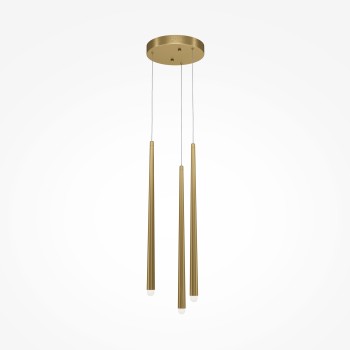 Pendul LED Cascade alamă Maytoni, D26, 19W