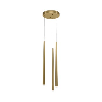 Pendul LED Cascade alamă Maytoni, D26, 19W