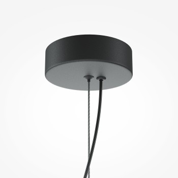 Lustră LED Flat negru Maytoni, H312, 20W, grey