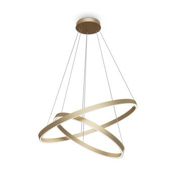 Lustră LED Rim alamă Maytoni, D80, 88W