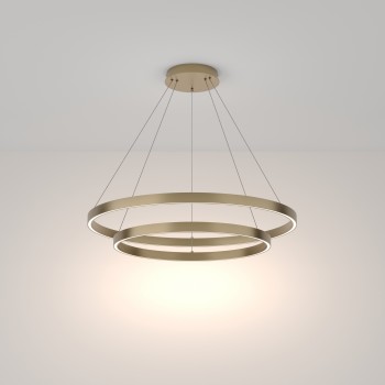 Lustră LED Rim alamă Maytoni, D80, 88W