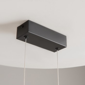 Pendul LED Skyline negru Maytoni, H204, 26W, white