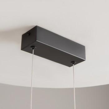Pendul LED Skyline negru Maytoni, H204, 26W, white