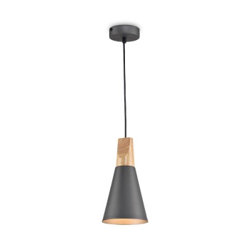 Pendul Bicones gri Maytoni, D14, 1xE27