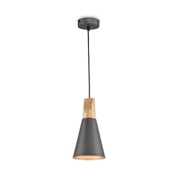 Pendul Bicones gri Maytoni, D14, 1xE27
