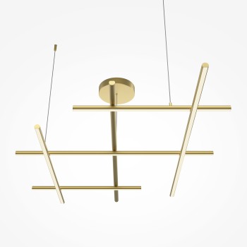 Lustră LED Radiance auriu Maytoni, H312, 80W