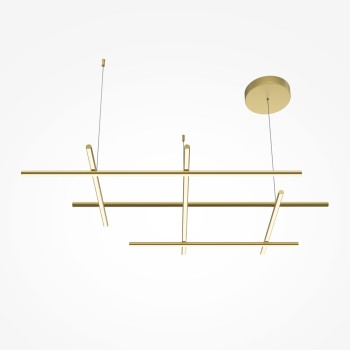Lustră LED Radiance auriu Maytoni, H312, 80W