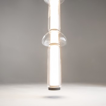 Pendul LED Cosmo negru Maytoni, H138, 39W