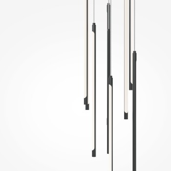 Pendul LED Light stick negru Maytoni, D35, 46W