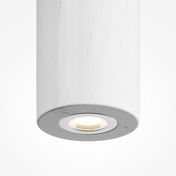 Pendul LED Basic Texture alb Maytoni, D6, 5W