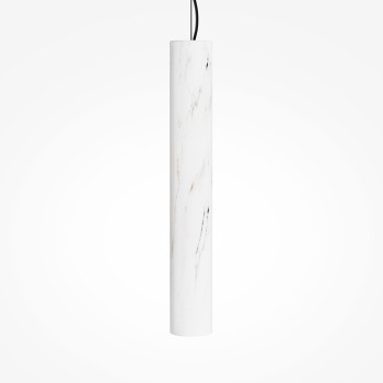 Pendul LED Basic Texture alb Maytoni, D6, 5W