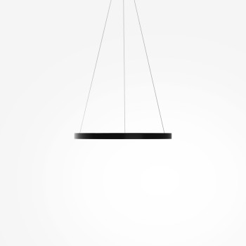 Lustră LED Rim negru Maytoni, D60, 36W