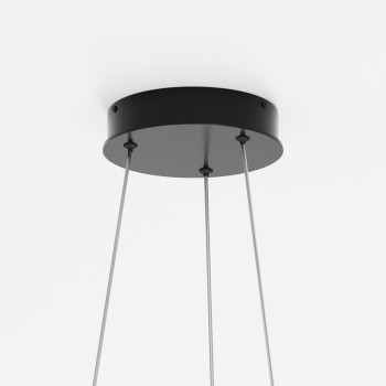 Lustră LED Rim negru Maytoni, D60, 36W