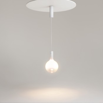 Pendul LED Nebula alb Maytoni, D20, 4W