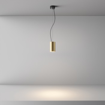 Pendul LED Efir auriu mat Maytoni, D8, 15W