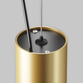 Pendul LED Efir auriu mat Maytoni, D8, 15W