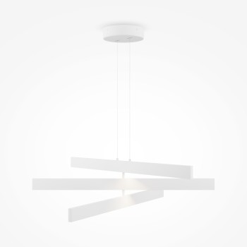 Lustră LED Origami alb Maytoni, H19, 46W