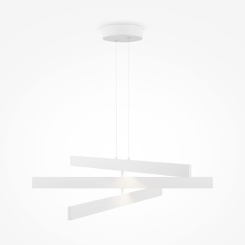 Lustră LED Origami alb Maytoni, H19, 46W