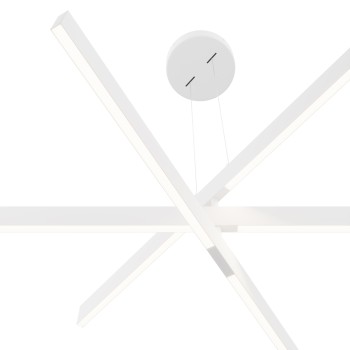 Lustră LED Origami alb Maytoni, H19, 46W