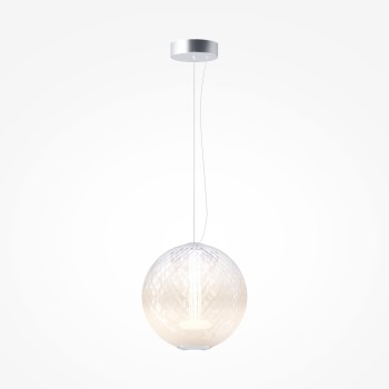 Pendul LED Bruma crom Maytoni, D30, 15W