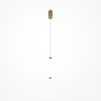 Pendul LED Ray auriu Maytoni, D3, 10W