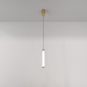 Pendul LED Ray auriu Maytoni, D3, 10W