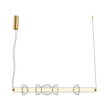 Pendul LED Cosmo alamă Maytoni, H138, 39W