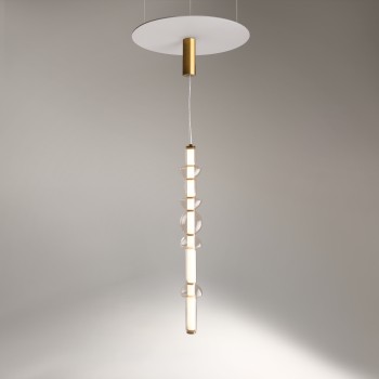 Pendul LED Cosmo alamă Maytoni, H138, 39W
