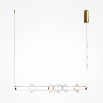 Pendul LED Cosmo alamă Maytoni, H138, 39W