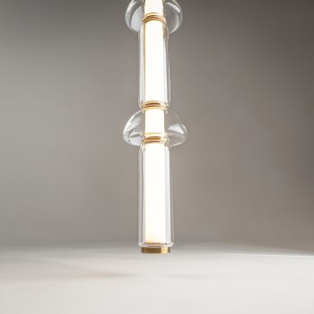 Pendul LED Cosmo alamă Maytoni, H138, 39W