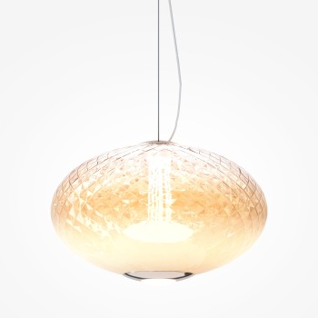 Pendul LED Bruma crom Maytoni, D30, 12W