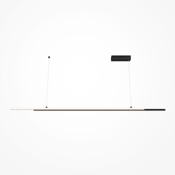 Lustră LED Halo negru Maytoni, H120, 48W