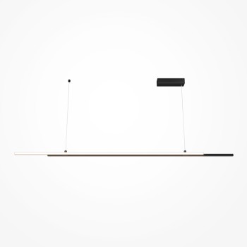 Lustră LED Halo negru Maytoni, H120, 48W
