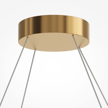 Lustră LED Amulet auriu Maytoni, D80, 40W