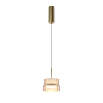 Pendul LED Scala bronz Maytoni, D15, 12W