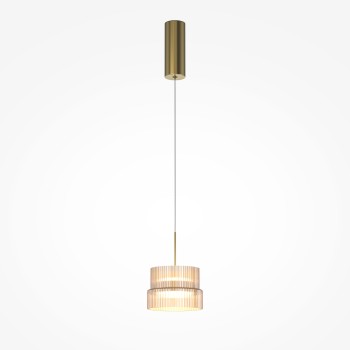 Pendul LED Scala bronz Maytoni, D15, 12W