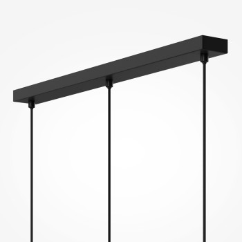 Lustră modernă Maris negru Maytoni, H230, 3xE14
