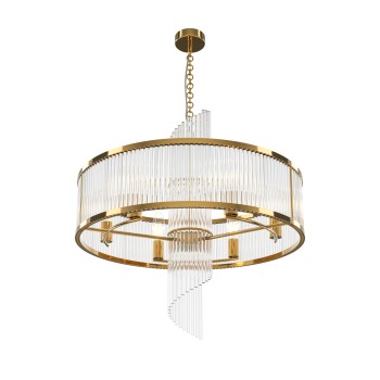 Lustră modernă Frame auriu Maytoni, D58, 6xE14