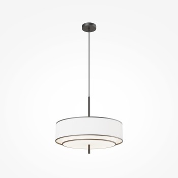 Lustră modernă Bergamo negru Maytoni, D50, 5xE27, white and black