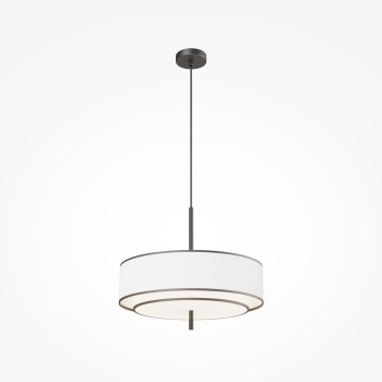Lustră modernă Bergamo negru Maytoni, D50, 5xE27, white and black