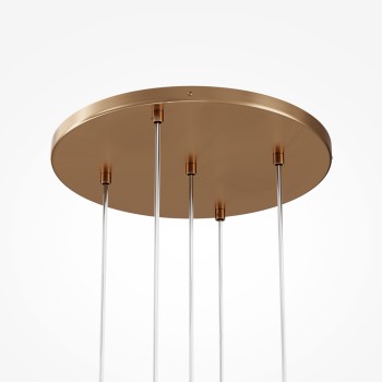 Lustră modernă Basic form auriu Maytoni, D45, 5xG9