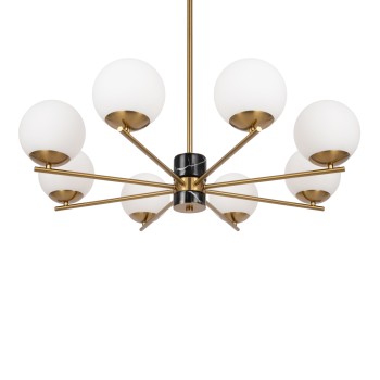 Lustră modernă Marble alamă Maytoni, D81, 8xE27