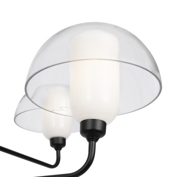 Lustră modernă Memory negru Maytoni, H78, 4xE14