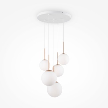 Lustră modernă Basic form auriu Maytoni, D58, 5xE14