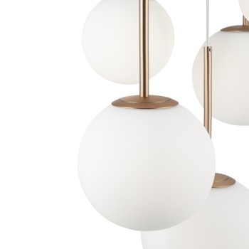 Lustră modernă Basic form auriu Maytoni, D58, 5xE14