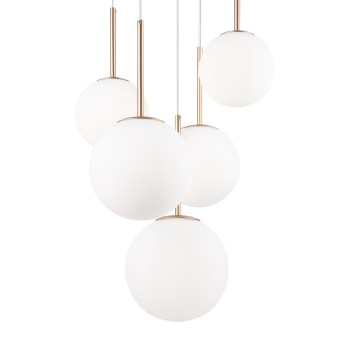 Lustră modernă Basic form auriu Maytoni, D58, 5xE14
