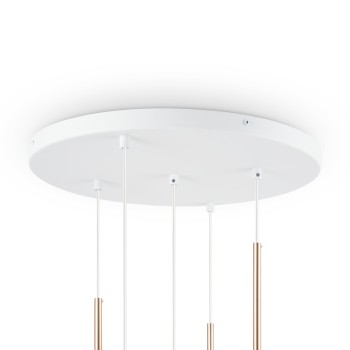 Lustră modernă Basic form auriu Maytoni, D58, 5xE14